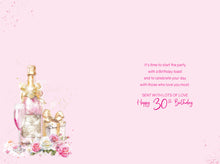 Load image into Gallery viewer, Sister 30th Birthday Card
