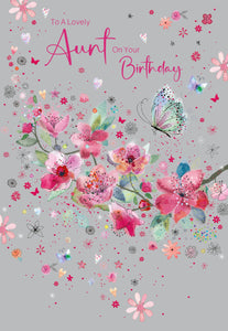 Aunt Birthday Card