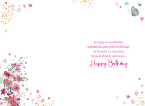 Aunt Birthday Card