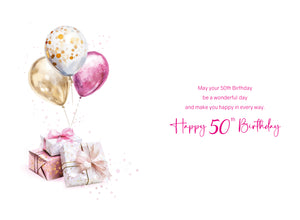 50th Birthday Card