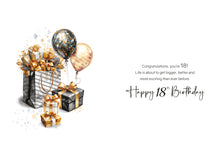 Load image into Gallery viewer, 18th Birthday Card
