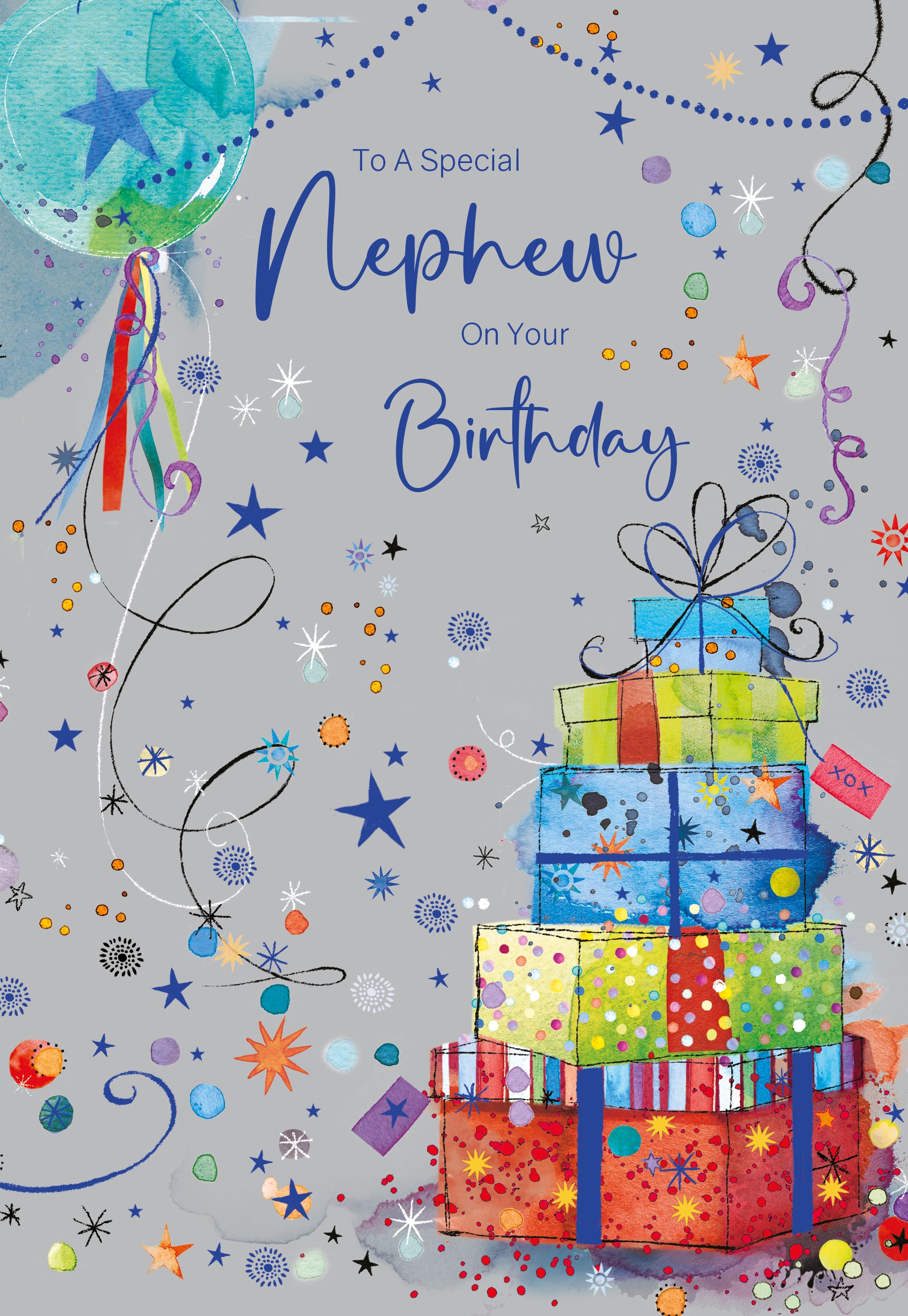 UK Greetings Carte D'anniversaire Pour Neveu - Univers