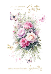Loss of Sister Sympathy Card