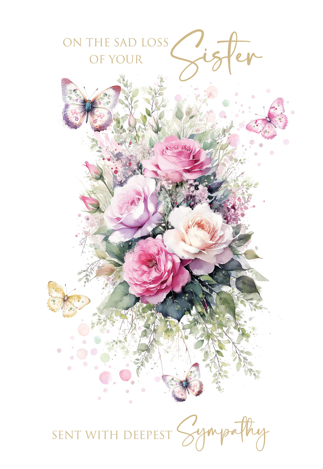 Loss of Sister Sympathy Card