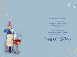 Brother 60th Birthday Card