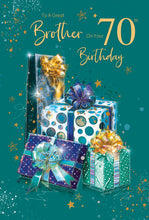 Load image into Gallery viewer, Brother 70th Birthday Card
