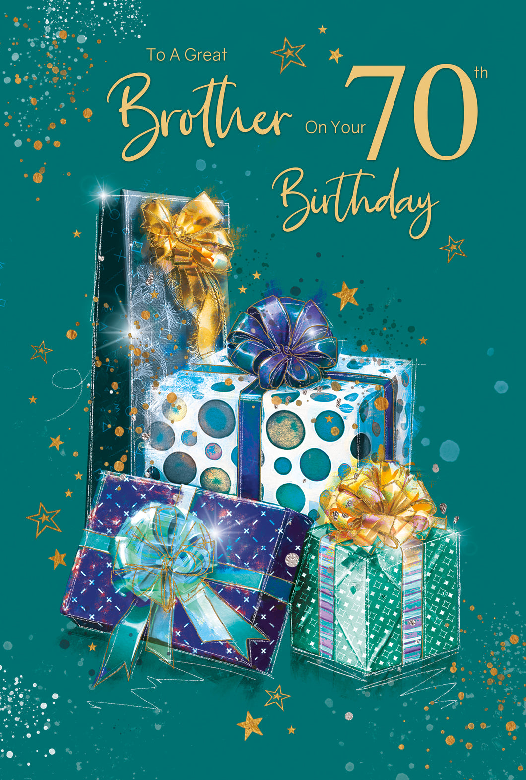 Brother 70th Birthday Card