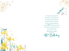 Load image into Gallery viewer, Sister 40th Birthday Card
