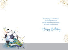Load image into Gallery viewer, 17th Birthday Card
