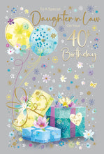 Load image into Gallery viewer, Daughter in Law 40th Birthday
