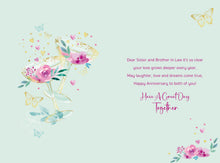 Load image into Gallery viewer, Sister &amp; Brother in Law Anniversary
