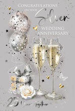Load image into Gallery viewer, 25th Wedding Anniversary - Silver
