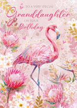 Load image into Gallery viewer, Granddaughter Birthday Card
