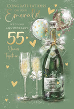 Load image into Gallery viewer, 55th Wedding Anniversary - Emerald
