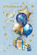 Load image into Gallery viewer, Husband 60th Birthday Card
