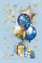 Load image into Gallery viewer, 21st Birthday Card
