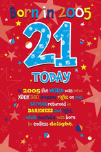 Load image into Gallery viewer, 21st Male 2005
