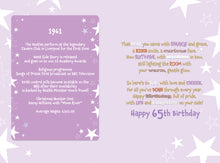 Load image into Gallery viewer, 65th Female 1961
