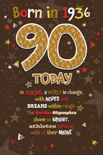 Load image into Gallery viewer, 90th Male 1936
