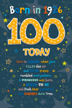 Load image into Gallery viewer, 100th Male 1926
