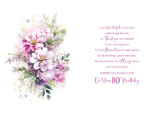 Load image into Gallery viewer, Mum 80th Birthday Card
