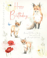 Load image into Gallery viewer, Happy Birthday Card - Fox

