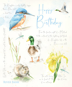 Happy Birthday Card - River Bank