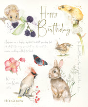 Load image into Gallery viewer, Happy Birthday Card - Hedgerow
