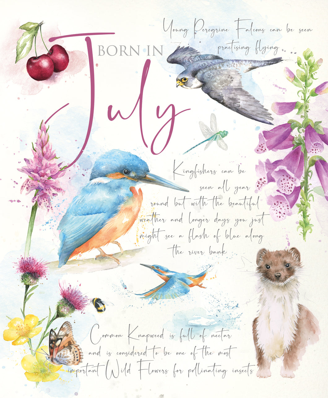 July Birthday Card