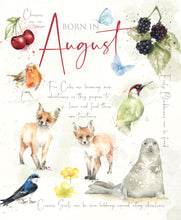 Load image into Gallery viewer, August Birthday Card
