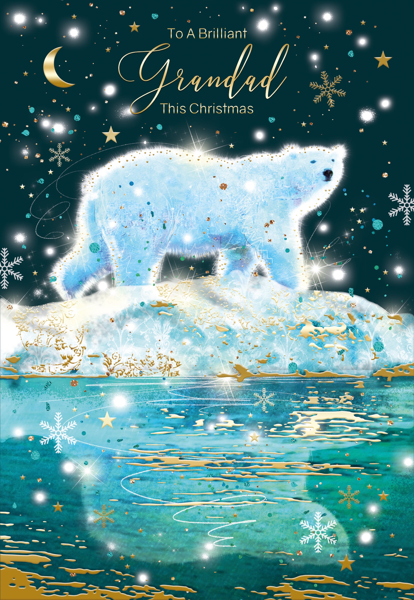 Cherry Orchard 'Special U & Dad' Luxury Christas Card, Artistic Design With 2 Little Robins - View #8