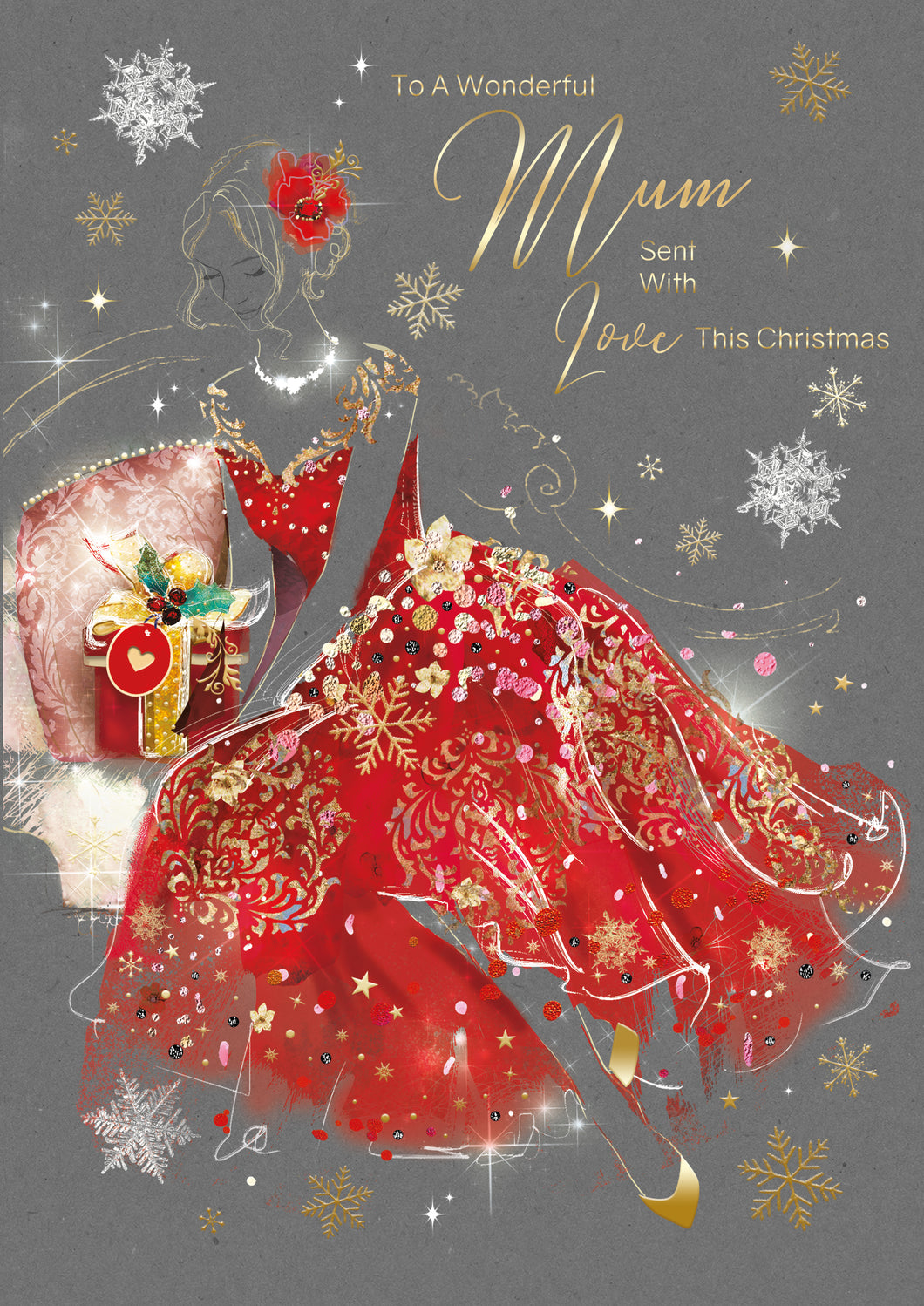 Mum Christmas card