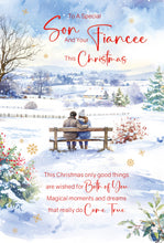 Load image into Gallery viewer, Son &amp; Fiancée Christmas Card
