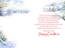 Load image into Gallery viewer, Son &amp; Fiancée Christmas Card

