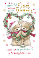 Load image into Gallery viewer, Son &amp; Fiancée Christmas Card
