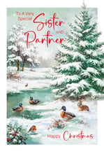 Load image into Gallery viewer, Sister &amp; Partner Christmas Card
