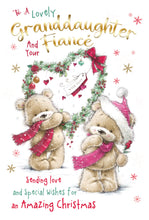 Load image into Gallery viewer, Granddaughter &amp; Fiancé Christmas Card
