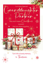 Load image into Gallery viewer, Granddaughter &amp; Partner Christmas Card
