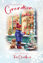 Load image into Gallery viewer, Grandson Christmas Card
