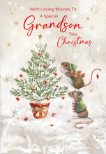 Load image into Gallery viewer, Grandson Christmas Card
