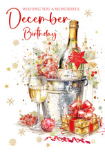 Load image into Gallery viewer, December Birthday Card
