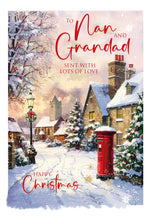 Load image into Gallery viewer, Nan &amp; Grandad Christmas Card
