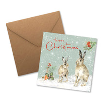 Load image into Gallery viewer, Christmas Card - Hares
