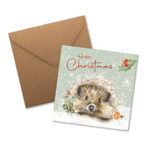 Load image into Gallery viewer, Christmas Card - Hedgehog
