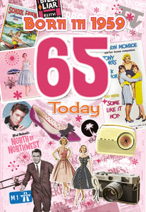 65th Birthday female - Born in 1959