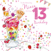 Load image into Gallery viewer, Niece 13 Years Old Birthday Card
