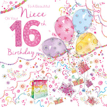 Load image into Gallery viewer, Niece 16 Years Old Birthday Card
