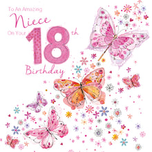 Load image into Gallery viewer, Niece 18 Years Old Birthday Card
