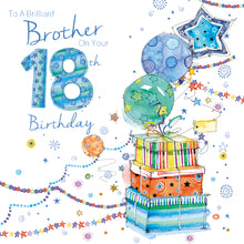 Load image into Gallery viewer, Brother 18 Years Old Birthday Card
