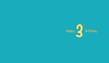 Load image into Gallery viewer, 3rd Birthday - Birthday Cards

